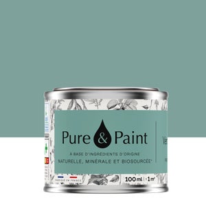 Testeur peinture vert de gris velours , PURE  PAINT 100 ml