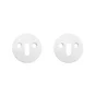 Lot de 2 rosaces Gilda, INSPIRE, acier peint blanc trou de clé