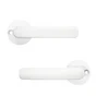 Ensemble de porte Lina peint, aluminium blanc sans trou