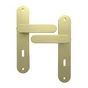 Ensemble de porte trou de clé Java INSPIRE, laiton brossé entraxe 195 mm