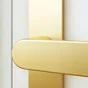 Ensemble de porte trou de clé Java INSPIRE, laiton brossé entraxe 195 mm