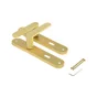 Ensemble de porte trou de clé Java INSPIRE, laiton brossé entraxe 195 mm
