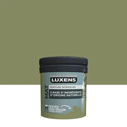 Testeur peinture mat Wake 3 pour mur, LUXENS biosourcée, vert olive, 0.075 litre