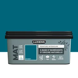 Peinture mur, boiserie miami 1 mat LUXENS Biosourcée 2.5l
