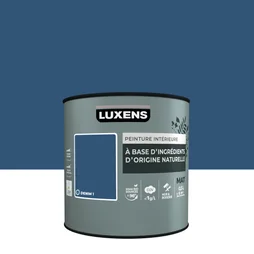 Peinture murs et boiserie LUXENS, mat, bleu Denim 1, 0,5L