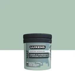 Testeur peinture mat Cactus 6 pour mur, LUXENS biosourcée, vert d'eau,  0.075 litre