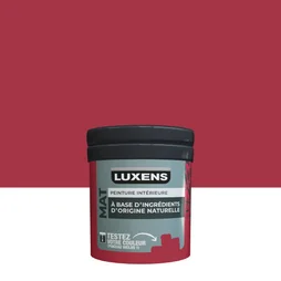 Testeur peinture mat Litchi 2 pour mur, LUXENS biosourcée, rouge, 0.075 litre