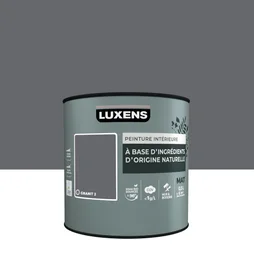 Peinture murs et boiserie LUXENS, mat, gris Granit 2, 0,5L