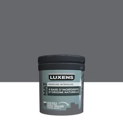 Testeur peinture mat Granit 2 pour mur, LUXENS biosourcée, anthracite, 0.075 litre