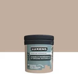 Testeur peinture mat Terra 5 pour mur, LUXENS biosourcée, beige foncé, 0.075 litre