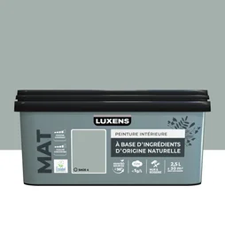 Peinture murs et boiserie LUXENS, mat, vert Sage 4, 2,5L