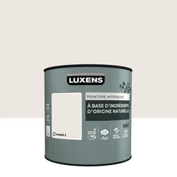 Peinture murs et boiserie LUXENS, mat, beige Paper 5, 0,5L