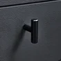 Bouton Urban, noir uni mat, INSPIRE