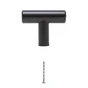 Bouton Urban, noir uni mat, INSPIRE