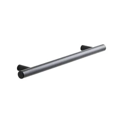 Poignée de meuble Sara, inox noir peint, entraxe 160 mm