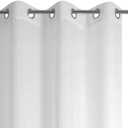 Voilage Harlana, blanc l.135 x H.260 cm