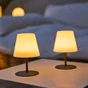Lampe extérieur Twins, IP44, H.16 cm rechargeable USB 110 Lm intensité variable, lot de 2, LUMISKY