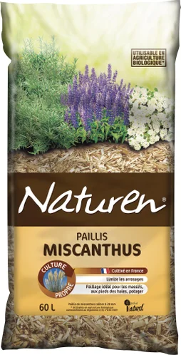 Paillis de protection de miscanthus, 60 l
