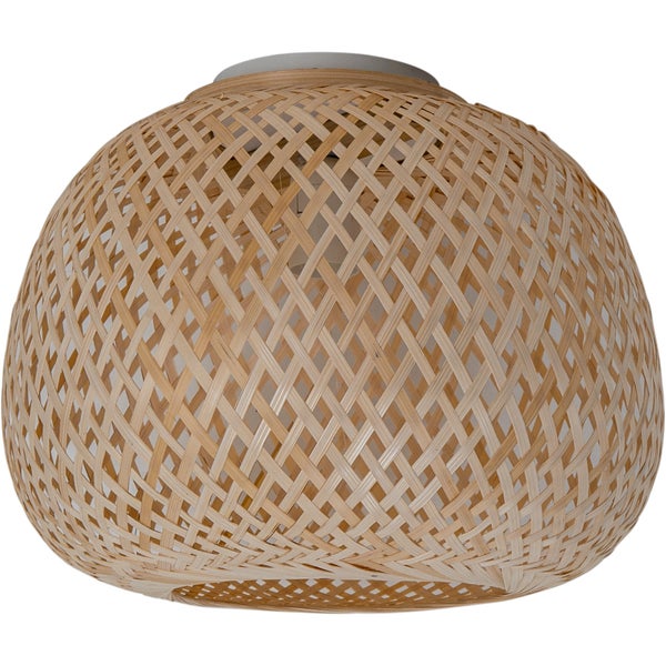 Plafonnier Vanilla bambou, E27 diam. 35 cm, INSPIRE