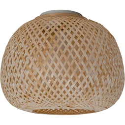Plafonnier Vanilla bambou, E27 diam. 35 cm, INSPIRE