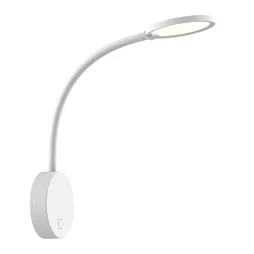 Applique, design métal blanc led integree 480Lm interrupteur, INSPIRE STARLA, 3000K