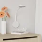 Applique, design métal blanc led integree 480Lm interrupteur, INSPIRE STARLA, 3000K