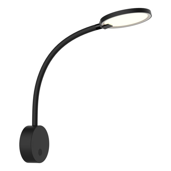 Applique design STARLA, métal noir led integree + interrupteur, 480Lm 3000K, INSPIRE