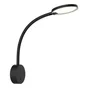 Applique design STARLA, métal noir led integree + interrupteur, 480Lm 3000K, INSPIRE
