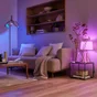 Ampoule led sphérique, connectée Enki, E14, 40W, 470 lumens, variation blancs & couleur, verre dépoli, LEXMAN