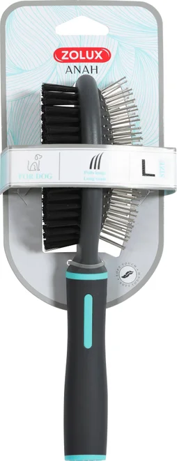 Brosse chien double anah, large