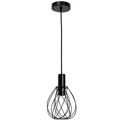 Lustre Merone, noir, Diam.18 cm INSPIRE, E27