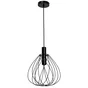 Suspension Merone, acier, noir, Diam.32 cm INSPIRE, E27