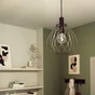 Suspension Merone, acier, noir, Diam.32 cm INSPIRE, E27