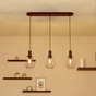 Suspension 3x e27 métal noir mat INSPIRE Merone D.18 cm