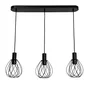 Suspension 3x e27 métal noir mat INSPIRE Merone D.18 cm