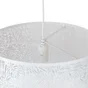 Suspension 1x e27 fer blanc mat INSPIRE Frella D.38 cm