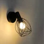 Spot, design, fer noir mat e14, INSPIRE Merone