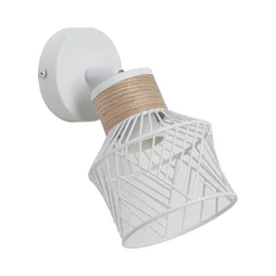 Spot, métal blanc E27, INSPIRE KANEL