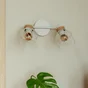 Rampe 2 spots, métaL blanc E27, INSPIRE KANEL