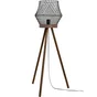 Lampadaire trépied, design bois, INSPIRE Kanel, H.114cm