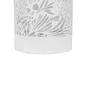 Lampe de table e27 fer blanc mat, INSPIRE Frella, H.30cm H.28.5 cm