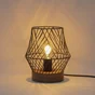 Lampe, E27 design métal noir/bois baLadeuse, INSPIRE KANEL, H. 26cm