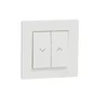 Interrupteur volet roulant complet Miluz, SCHNEIDER ELECTRIC, blanc