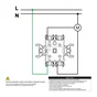 Interrupteur volet roulant complet Miluz, SCHNEIDER ELECTRIC, blanc