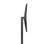 Lampadaire avec liseuse Mirasol, noir,1960lm, H.180 cm