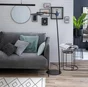 Lampadaire LED droit, design métal noir, INSPIRE Mirasol, 1960lm