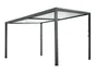 Pergola autoportante en aluminium, DCB GARDEN, 12.4 m², noir