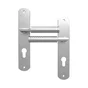 2 poignees de porte Eden trou de cylindre INSPIRE, zamak entraxe 195 mm