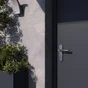 2 poignees de porte Nine trou de cylindre INSPIRE, zamak entraxe 165 mm