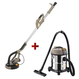 Aspirateur a decolmatage,1000W, 20L et Ponceuse a platre 750W FARTOOLS
